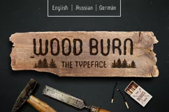WOODBURN FONT - Free Font of The Week Product Image 1