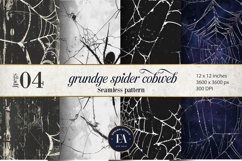 Spooky Grunge Cobweb Digital Papers |Spooky Digital Paper Product Image 1