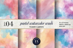 Pastel Watercolor Wash | Soft Abstract Texture Product Image 1