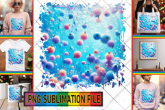 Dazzling TSHIRT Magic PNG, 3D Fruits Product Image 1