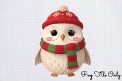 Woodland Christmas Watercolor Clipart PNG Product Image 1