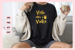 Wizard Bachelorette Party Saying SVG | Veils Vibes Vodka Product Image 4