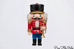 Cute Nutcracker Watercolor Clipart PNG Product Image 1