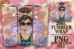 Luminous moments 20oz tumbler wrap, Woman Product Image 1
