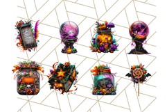 Magical Halloween PNG Clipart, Cute Spooky Elements Clip Art Product Image 8