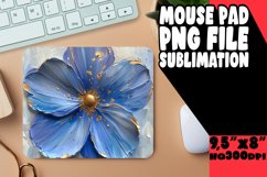 Petal Perfection: Sublimation Mouse Pad Designs Art PNG Product Image 1