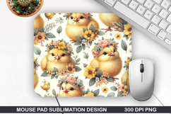 Chicks Mouse Pad Sublimation, Animals Mouse Pad PNG Design Product Image 1