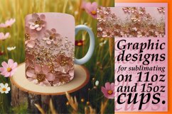 Flower Leopard Print Cup Wrap Product Image 1