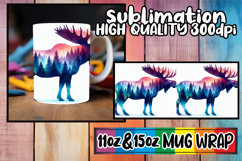 Lively spirit 11oz 15oz mug wrap, Animals Art Product Image 1