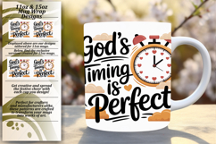 Elegant 15oz Mug Wrap Png Template , Religious Product Image 1
