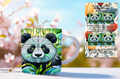 Creative 11oz Mug Wrap Png Design , Animals Product Image 1