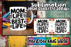 Blissful sunsets 11oz 15oz sublimation wrap, Mother's Day Product Image 1