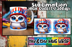 Cozy moments sublimation print wrap, USA Animals Product Image 1