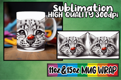 Dreamy afternoons 11oz 15oz sublimation wrap, Cute Animals Product Image 1