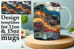 Golden Hibiscus Haven Mug Design: Glitter Sublimation, Sprin Product Image 1