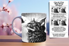 Funky Feline Design Mug: Sublimated Smiles Product Image 1