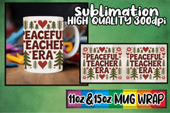 Happy memories 11oz 15oz mug wrap, Teacher Product Image 1