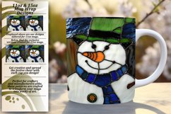 Snowman 3D Wrap Winter Holiday Design 11oz 15oz Product Image 1