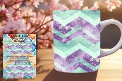 Colorful Sparkly Stripe 11oz/15oz Pattern Mug Wrap Product Image 1