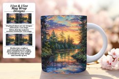 Blossom Haven Mug Designs: Landscape Sublimation Product Image 1