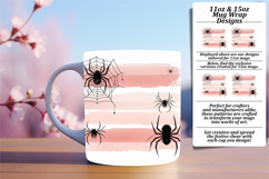 Artful 11oz Mug Wrap Png Template , Halloween Product Image 1