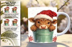 Sassy 15oz Mug Wrap Png Template , Christmas Product Image 1