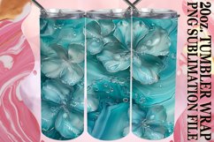 Blossom Bonanza Sublimation Tumbler Wrap Design Spring 20oz Product Image 1