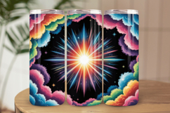 Festive Happy New Year Tumbler Wrap 2026: 20oz Skinny Tumble Product Image 1