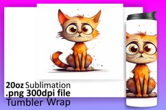 Rainbow Kitty Tumbler Fun: Sublimation Creations Product Image 1