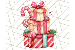 Peppermint Candy Cane Clipart PNG, Christmas Sweet Street Product Image 4