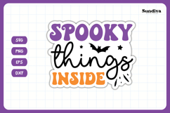 Halloween Small Business Packaging Sticker | Spooky Things Product Image 3
