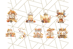 Woodland Autumn Animals PNG Clipart for Fall &amp; Harvest Product Image 4