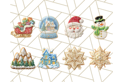 Christmas Cookies Clipart 64 PNG Festive Treats Product Image 2