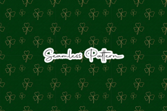 Luxury Gold Clover Seamless Set - Leprechaun &amp; Clovers Product Image 5