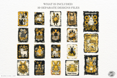 Distress Vintage Easter Design Clipart Product Image 5