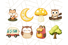 Camping Animals PNG Forest Critters Campfire Adventure Product Image 8