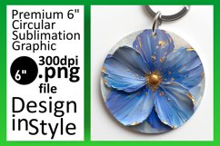 Floral Delight: 3D Round Designs Design PNG Product Image 1