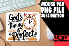 Playful Desk Pad Design Sublimation, Religious Product Image 1