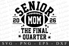 Senior Mom 2026 SVG | SVG Cut files | Cricut Product Image 3