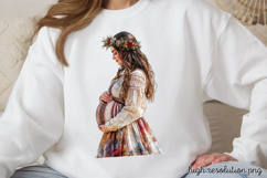 Mothers Day Pregnant Sublimation Bundle PNG Product Image 8