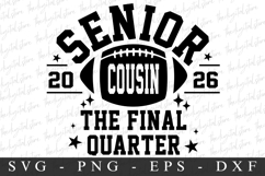 Senior Cousin SVG | SVG Cut files | Cricut Product Image 3