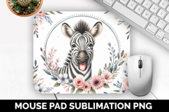 Cute Animals Mouse Pad Bundle, Sublimation Mouse Pad PNG Product Image 10