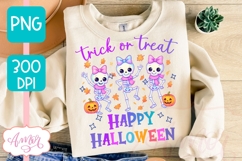 Trick or treat PNG for sublimation | Hapy Halloween PNG Product Image 1