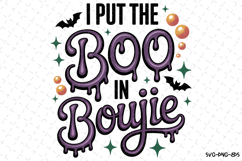 I put the Boo in Bougie Svg | Halloween Svg | Svg Cut Files Product Image 1