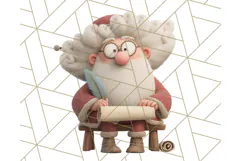 Santa Claus Clipart, North Pole Holiday PNG Graphics Product Image 4