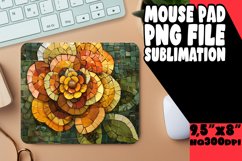 Glittery Flower Mouse Pad PNG Design Product Image 1