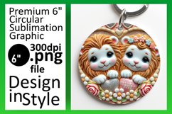 Unique Round Design for Coasters , Sweet Animals Product Image 1