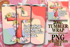 Unique horizons 20oz tumbler wrap, Cross Product Image 1