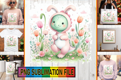 Timeless PNG Sublimation Magic, Cute Dino Product Image 1