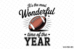 It&#039;s the Most Wonderful Time of the Year Svg | Game Day Svg Product Image 1